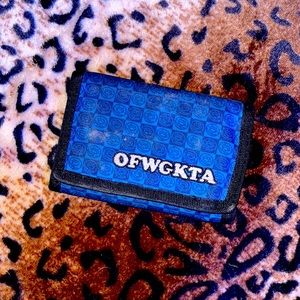 OFWGKTA Odd Future Wolf Gang Kill Them All | Blue Donut Checkerboard Wallet ‼️❤️